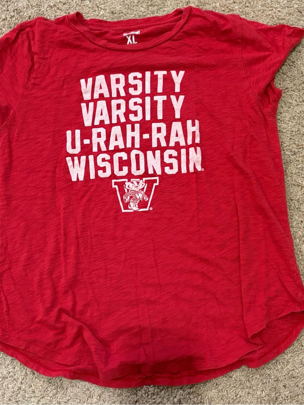 Wisconsin XL Red Tailgate Tshirt